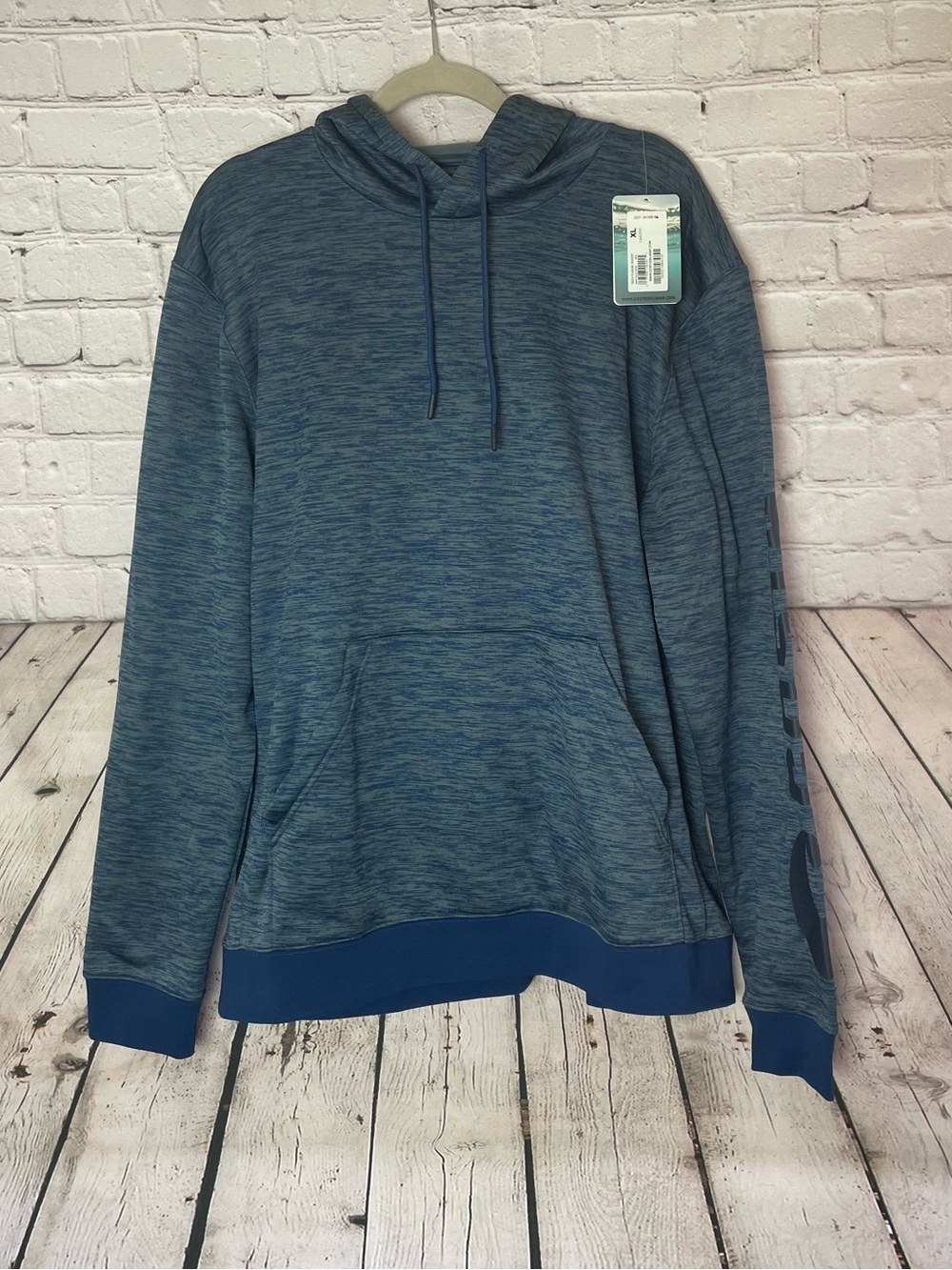 Costa Del Mar Men’s XL Tech Fleece Hoodie Graphic Pullover Workwear Beach NEW